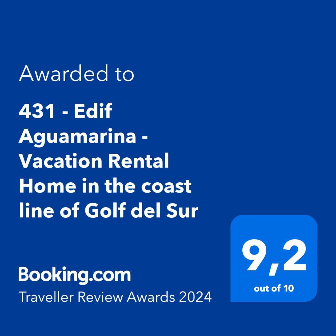 431 - Edif Aguamarina - Vacation Rental Home In The Coast Line Of Golf Del Sur San Miguel de Abona Exteriör bild